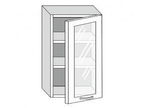 19.50.3 Шкаф настенный (h=913) на 500мм с 1-ой стекл. дверцей в Ревде - revda.magazinmebel.ru | фото