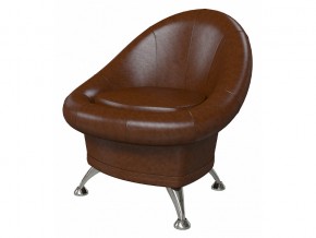Банкетка-кресло 6-5104 коричневая в Ревде - revda.magazinmebel.ru | фото