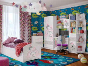 Детская комната Юниор-2 Принцесса 1 в Ревде - revda.magazinmebel.ru | фото