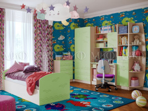 Детская комната Юниор-2 Салатовый в Ревде - revda.magazinmebel.ru | фото