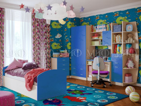 Детская комната Юниор-2 Синий в Ревде - revda.magazinmebel.ru | фото