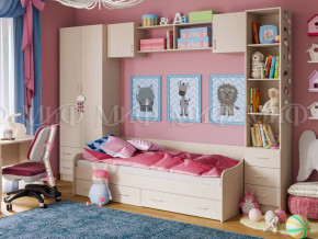 Детская комната Вега 1 Дуб беленый в Ревде - revda.magazinmebel.ru | фото