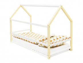 Детская кровать-домик Монтессори Svogen бежево-белый в Ревде - revda.magazinmebel.ru | фото - изображение 6
