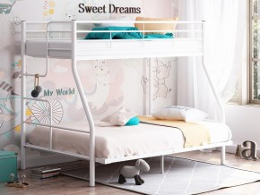 Двухъярусная кровать Гранада-3 140 белый в Ревде - revda.magazinmebel.ru | фото - изображение 1