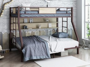 Двухъярусная кровать Гранада П 140 коричневый в Ревде - revda.magazinmebel.ru | фото