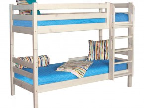 Двухъярусная кровать Соня с прямой лестницей Вариант 9 белая в Ревде - revda.magazinmebel.ru | фото - изображение 2