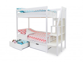 Двухъярусная кровать Svogen с ящиками белый в Ревде - revda.magazinmebel.ru | фото - изображение 2