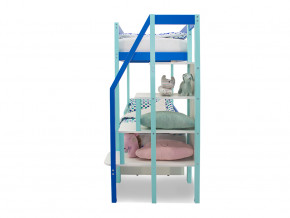 Двухъярусная кровать Svogen с ящиками мятно-синий в Ревде - revda.magazinmebel.ru | фото - изображение 4