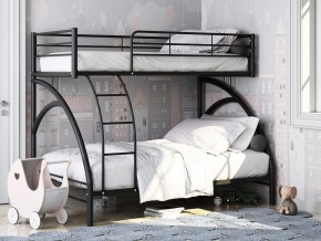 Двухъярусная кровать Виньола 2 Черная в Ревде - revda.magazinmebel.ru | фото