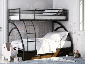 Двухъярусная кровать Виньола-2 Я черный в Ревде - revda.magazinmebel.ru | фото