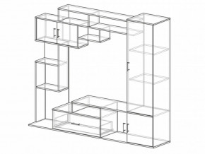 Гостиная Пекин Ясень Шимо в Ревде - revda.magazinmebel.ru | фото - изображение 2