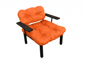 Кресло Дачное оранжевая подушка в Ревде - revda.magazinmebel.ru | фото