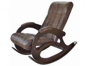 Кресло-качалка К 5/1 коричневый крокодил в Ревде - revda.magazinmebel.ru | фото