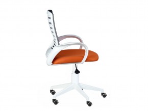 Кресло оператора Ирис white стандарт черный/оранжевый в Ревде - revda.magazinmebel.ru | фото - изображение 2