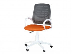 Кресло оператора Ирис white стандарт черный/оранжевый в Ревде - revda.magazinmebel.ru | фото - изображение 3