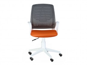 Кресло оператора Ирис white стандарт черный/оранжевый в Ревде - revda.magazinmebel.ru | фото - изображение 4
