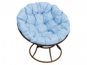 Кресло Папасан без ротанга голубая подушка в Ревде - revda.magazinmebel.ru | фото