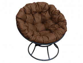 Кресло Папасан без ротанга коричневая подушка в Ревде - revda.magazinmebel.ru | фото