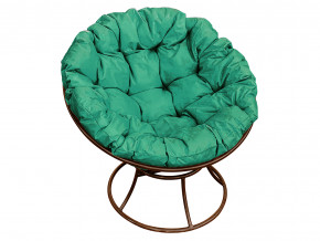 Кресло Папасан без ротанга зелёная подушка в Ревде - revda.magazinmebel.ru | фото