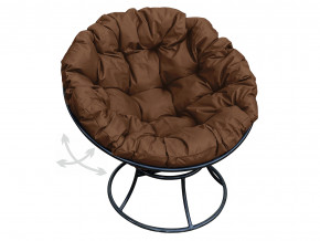 Кресло Папасан пружинка без ротанга коричневая подушка в Ревде - revda.magazinmebel.ru | фото - изображение 1