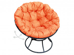 Кресло Папасан пружинка без ротанга оранжевая подушка в Ревде - revda.magazinmebel.ru | фото - изображение 1
