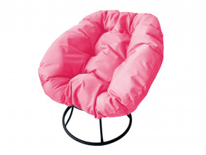 Кресло Пончик без ротанга розовая подушка в Ревде - revda.magazinmebel.ru | фото