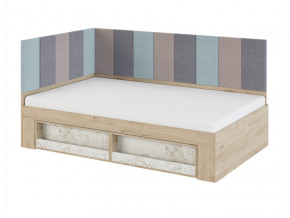 Кровать 1,2 с мягким элементом 1,2 и 2,0 Мод.2.3 в Ревде - revda.magazinmebel.ru | фото