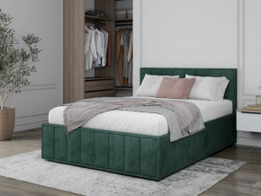 Кровать 1400 Лана зеленый велюр в Ревде - revda.magazinmebel.ru | фото