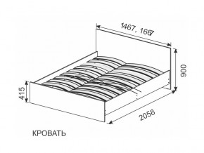 Кровать 1600х2000 ортопедическое основание в Ревде - revda.magazinmebel.ru | фото