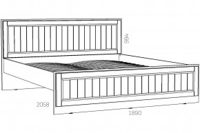 Кровать 1800 Оливия НМ 040.34-03 Х в Ревде - revda.magazinmebel.ru | фото - изображение 2