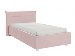 Кровать Альба 900 велюр нежно-розовый в Ревде - revda.magazinmebel.ru | фото