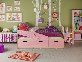 Кровать Дельфин 1600 Розовый металлик в Ревде - revda.magazinmebel.ru | фото