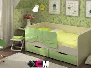 Кровать детская Алиса КР 812 зеленая 1600 в Ревде - revda.magazinmebel.ru | фото