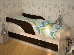 Кровать детская Максимка млечный дуб-венге в Ревде - revda.magazinmebel.ru | фото - изображение 1