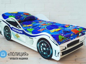 Кровать детская машина Полиции в Ревде - revda.magazinmebel.ru | фото - изображение 1