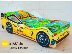 Кровать детская машина Такси в Ревде - revda.magazinmebel.ru | фото