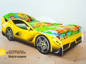 Кровать детская машинка Феррари в Ревде - revda.magazinmebel.ru | фото