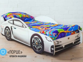 Кровать детская машинка Порше в Ревде - revda.magazinmebel.ru | фото