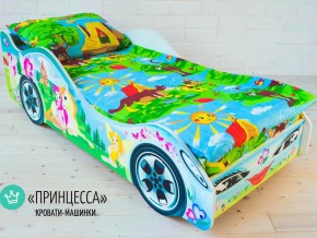 Кровать детская машинка Принцесса в Ревде - revda.magazinmebel.ru | фото