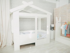 Кровать детская Теремок без ящика белая в Ревде - revda.magazinmebel.ru | фото
