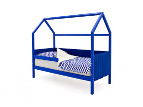 Кровать-домик мягкий Svogen с бортиком синий в Ревде - revda.magazinmebel.ru | фото - изображение 1