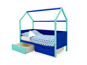Кровать-домик мягкий Svogen с ящиками мятно-синий в Ревде - revda.magazinmebel.ru | фото - изображение 3