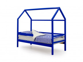 Кровать-домик Svogen с бортиком синий в Ревде - revda.magazinmebel.ru | фото