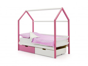Кровать-домик Svogen с ящиками лаванда-белый в Ревде - revda.magazinmebel.ru | фото - изображение 1