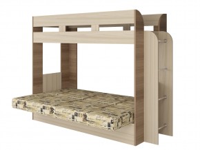 Кровать двухъярусная Карамель 75 шимо ткань савана в Ревде - revda.magazinmebel.ru | фото - изображение 2