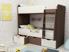 Кровать двухъярусная Малыш двойняшка бодега-феритейл в Ревде - revda.magazinmebel.ru | фото