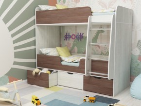 Кровать двухъярусная Малыш двойняшка винтерберг-бодега в Ревде - revda.magazinmebel.ru | фото