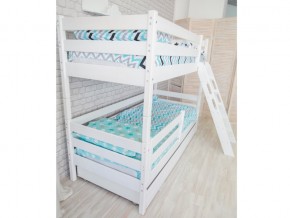Кровать двухъярусная Сонечка с наклонной лестницей и ящиками в Ревде - revda.magazinmebel.ru | фото - изображение 3