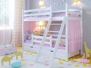 Кровать двухъярусная Сонечка с наклонной лестницей и ящиками в Ревде - revda.magazinmebel.ru | фото - изображение 6