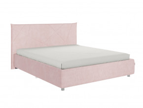 Кровать Квест 1600 велюр нежно-розовый в Ревде - revda.magazinmebel.ru | фото